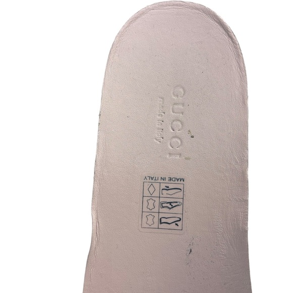 GUCCI DRY ROSE BOARD FLORAL PRINT LEATHER SLIP ON SKATE SNEAKERS - Picture 13 of 15